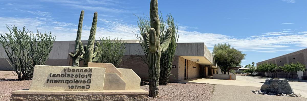 An Outside shot of Davis Monthan Learning Center